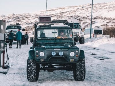 green off-road SUV